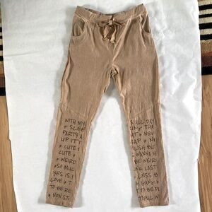 Stretchy cotton corduroy pants